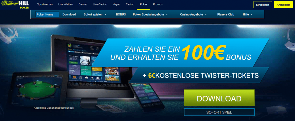 William hill bonus 2 spielen sie william hill poker und sammeln sie den bonus!